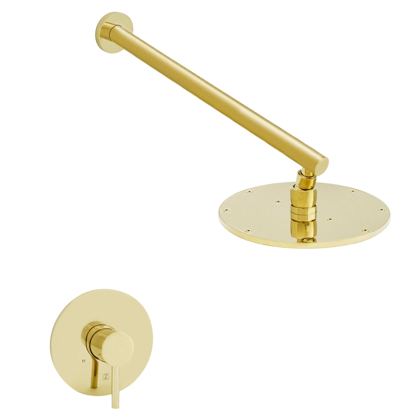 ZLINE El Dorado Shower Faucet in gold finish showcasing contemporary design and premium quality.