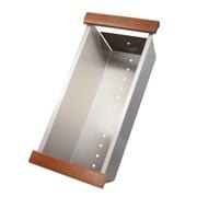ZLINE Garmisch 33" Undermount Single Bowl Sink in DuraSnow® Stainless Steel with Accessories (SLS-33S) stainless steel sink accessory.