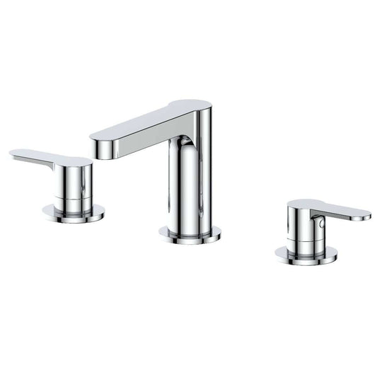 ZLINE Fallen Leaf Bath Faucet in chrome finish with sleek design and organic proportions for modern bathrooms.