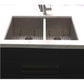 ZLINE Chamonix 36" Undermount Double Bowl Sink in DuraSnow® Stainless Steel (SR60D-36S)