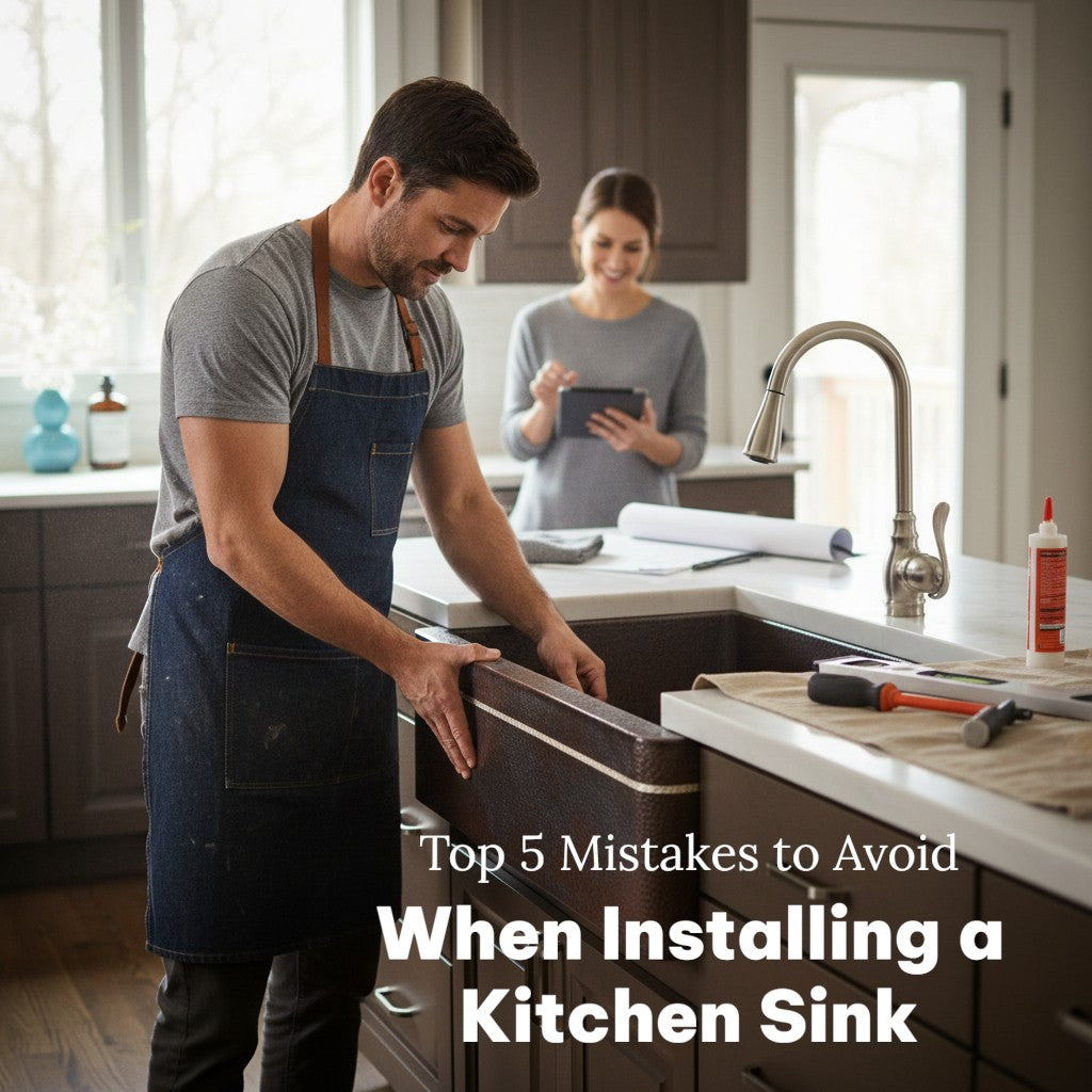 Top 5 Mistakes to Avoid When Installing a Kitchen Sink