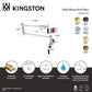 Kingston Brass KS4103CKL Kaiser Wall Mount Pot Filler Faucet, Antique Brass dimensions and features illustration