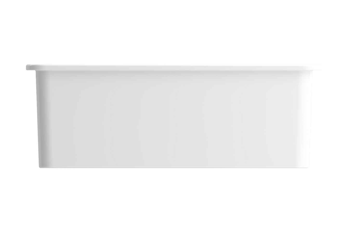 Back View of Bocchi Sotto 27" Fireclay Sink