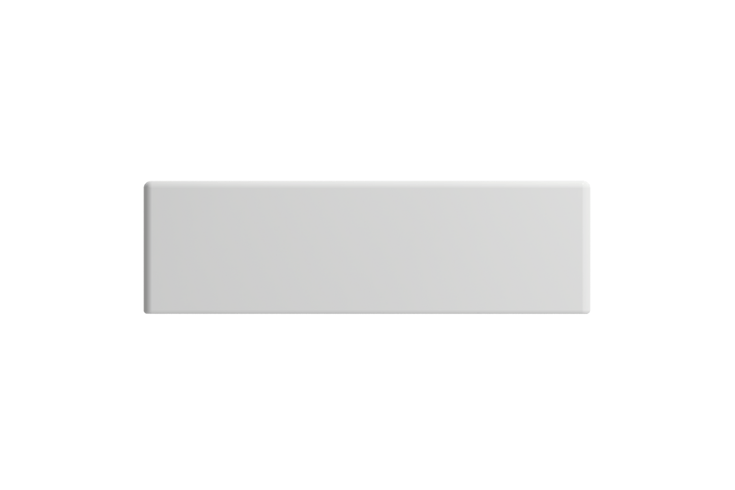 BOCCHI MILANO 14.5" Wall-Mounted Sink Fireclay 1-hole Right Side Faucet Deck With Overflow in sleek white finish.
