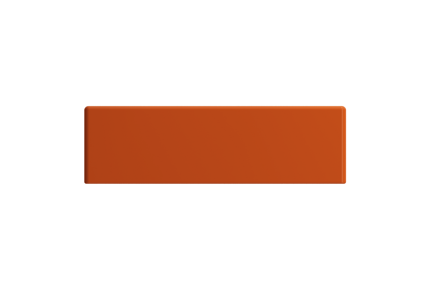 BOCCHI MILANO 14.5" Wall-Mounted Sink Fireclay 1-hole Right Side Faucet Deck With Overflow vibrant orange finish