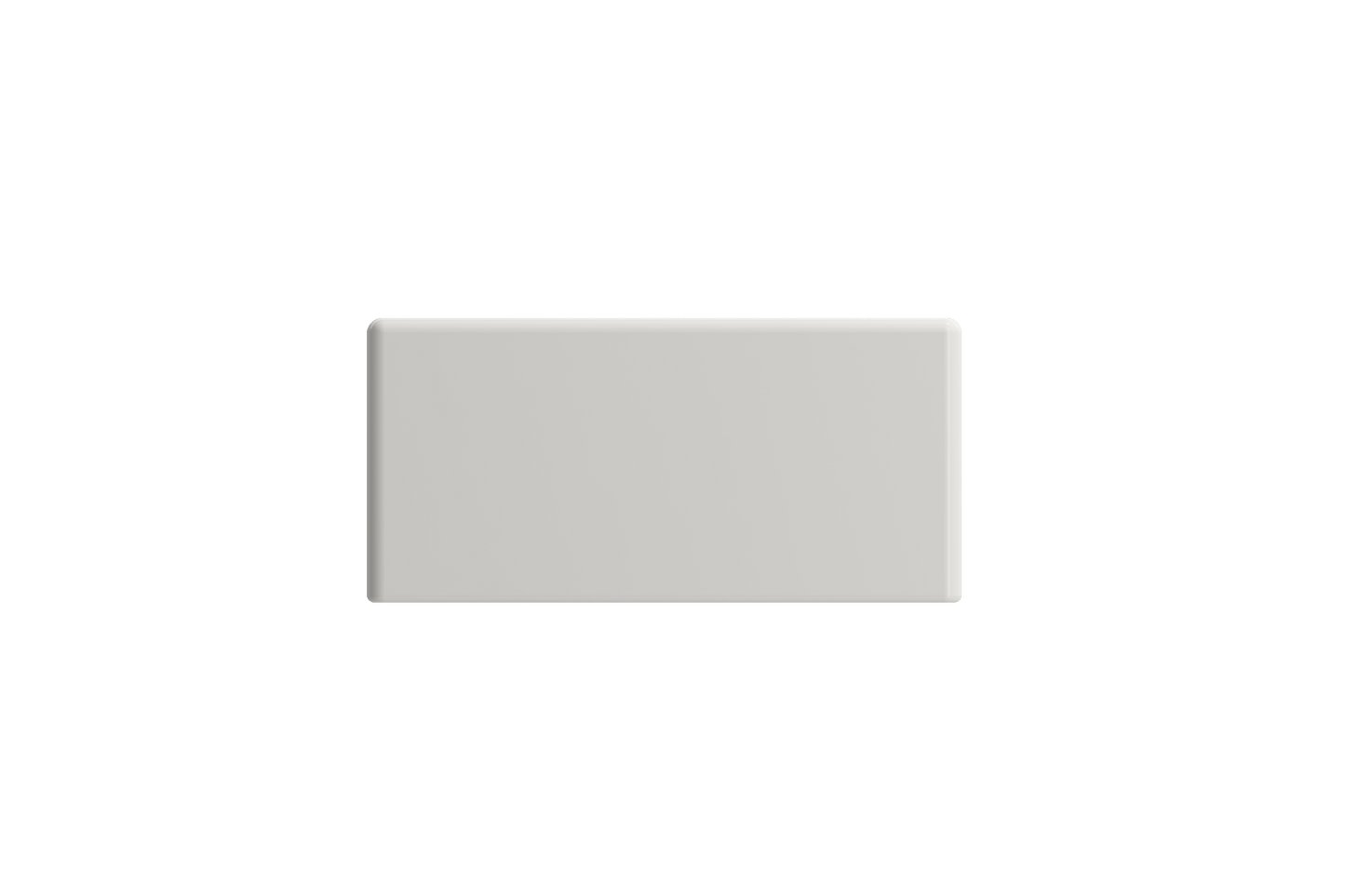 BOCCHI MILANO 14.5" Wall-Mounted Sink Fireclay 1-hole Right Side Faucet Deck With Overflow in sleek white finish