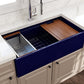 BOCCHI CONTEMPO 36" Fireclay Workstation Farmhouse Sink with Accessories