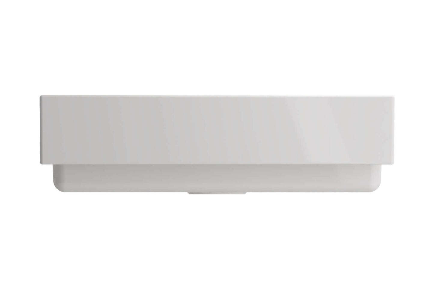 BOCCHI NUOVA 34" Single Bowl Kitchen Sink with Protective Bottom Grid and Strainer - top view