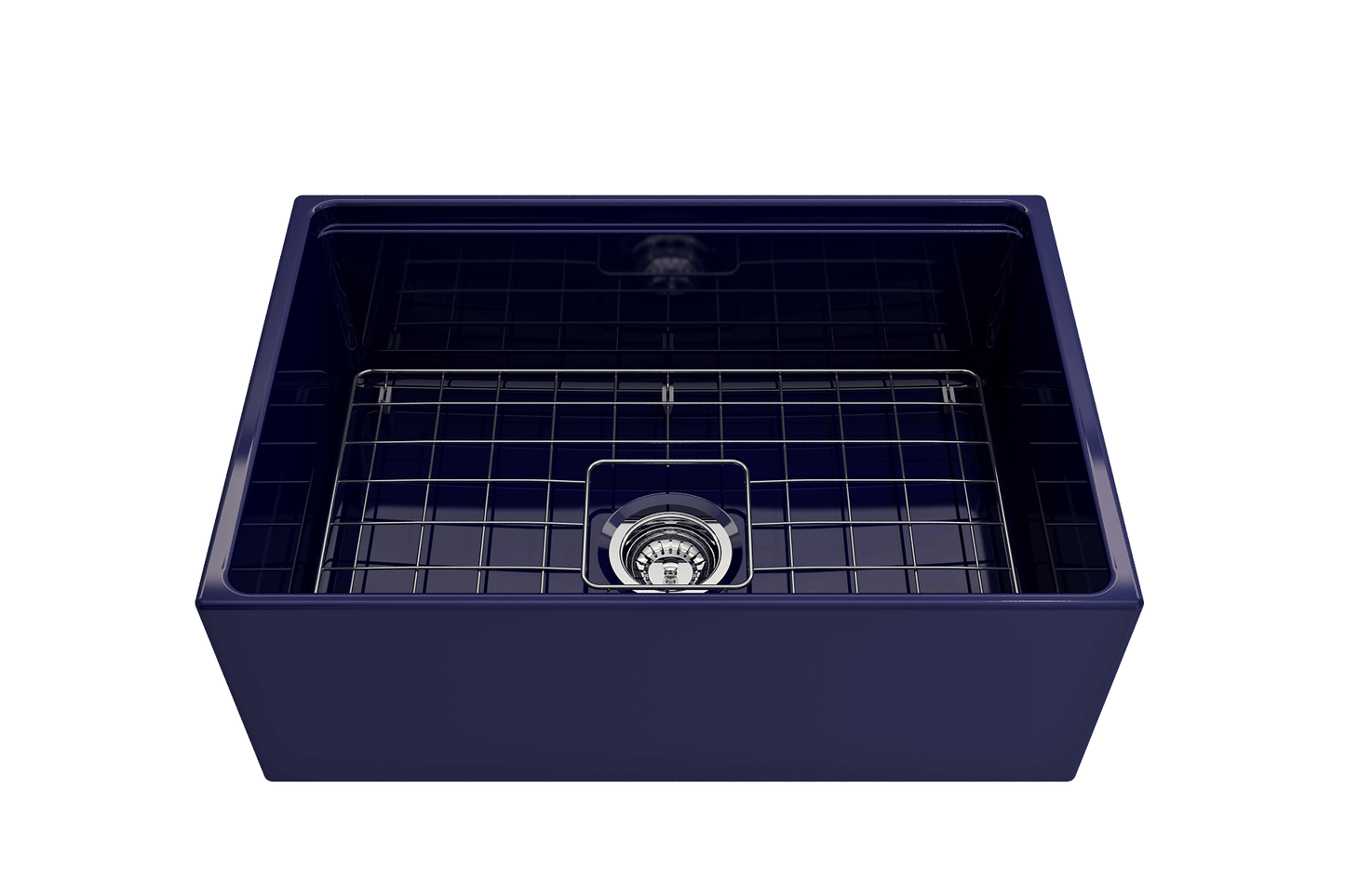 BOCCHI CONTEMPO 27" Fireclay Farmhouse Workstation Kitchen Sink with Accessories, premium design and features.