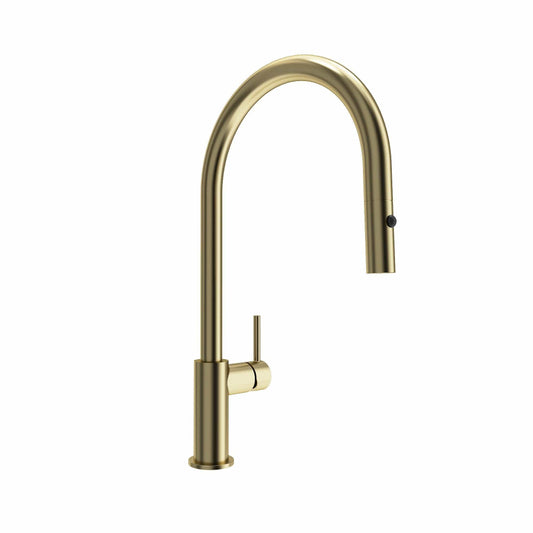 BOCCHI BAVENO DUO Pull-Down Kitchen Faucet Brushed Gold Variant Detail
