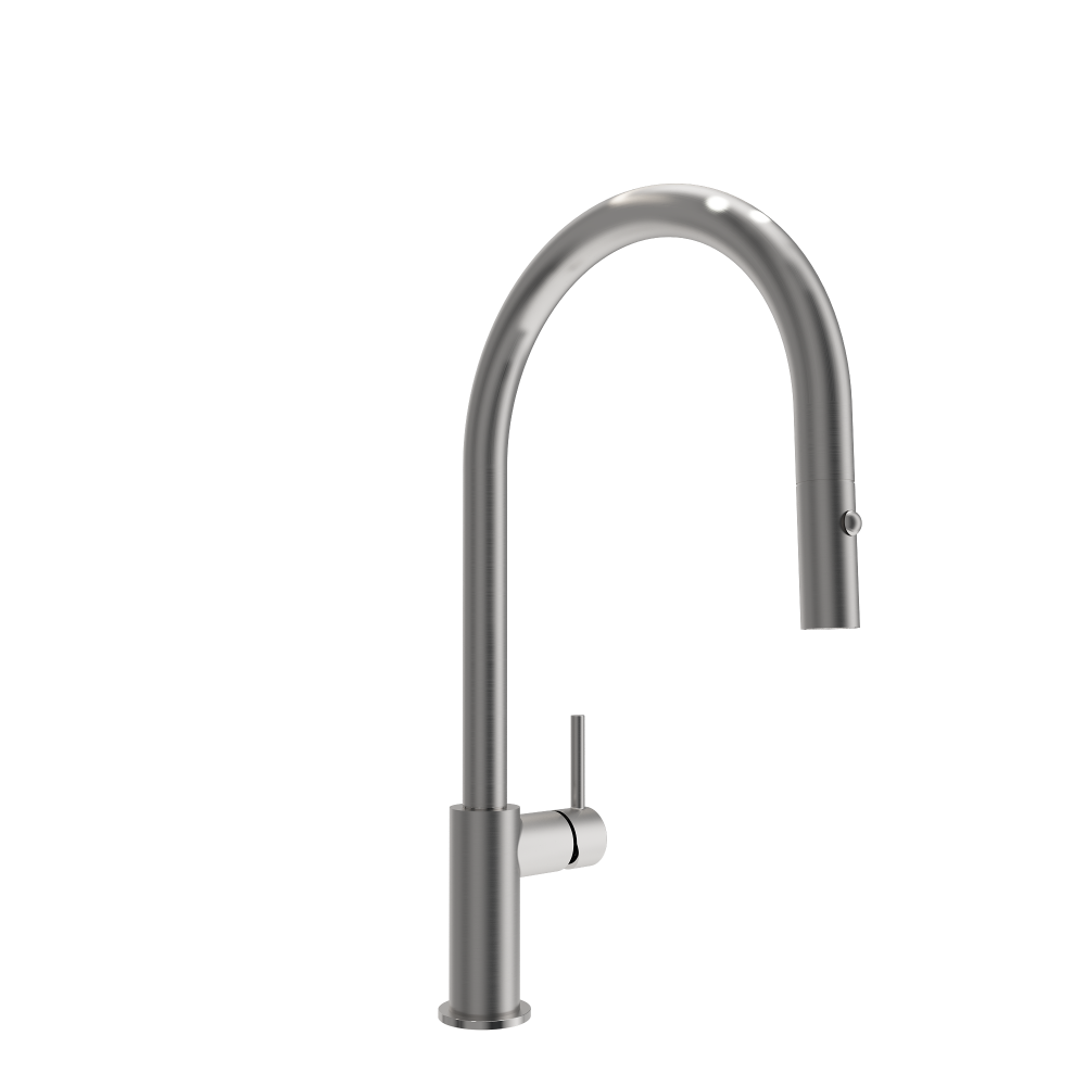 Bocchi Baveno Duo Faucet Stainless Steel variant image