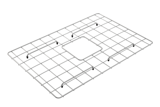 BOCCHI Stainless Steel Sink Rack for 27" Farmhouse Fireclay Kitchen Sinks 2300-2001, durable sink protection.