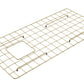 BOCCHI Stainless Steel Sink Grid for 36" Farmhouse Fireclay Sinks - Brushed. Premium sink protection grid in brushed finish.