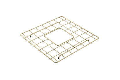 Brushed Gold finished Stainless Steel Sink Grid for 36 in. 1348 Farmhouse Apron Front Fireclay Double Bowl Kitchen Sinks New Design