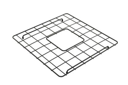 BOCCHI Brushed Gold Sink Grid for Contempo/Vigneto 36D - 2300 2007, Matte Black stainless steel sink grid.
