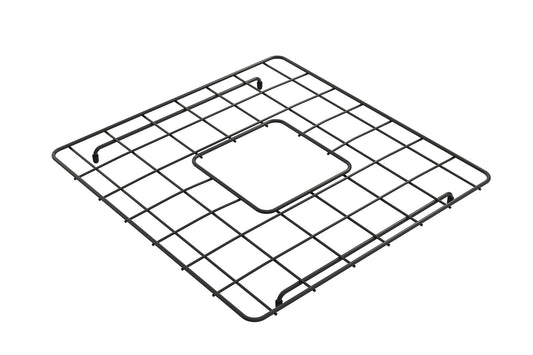 BOCCHI Brushed Gold Sink Grid for Contempo/Vigneto 36D - 2300 2007, Matte Black stainless steel sink grid.