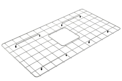 BOCCHI Stainless Steel Sink Grid for Sotto 32 Undermount Sink - Premium stainless steel grid for protecting sink surface.