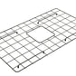 BOCCHI Stainless Steel Sink Grid for Classico 30 & Aderci 30 Farmhouse Sinks - Multiple Finishes in Gun Metal finish.