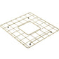 BOCCHI Stainless Steel Sink Grid for Classico 33D Farmhouse Sink - Multiple Finishes in Brushed Gold finish.