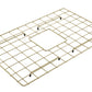 BOCCHI Stainless Steel Sink Grid for Contempo Step-Rim 27" Workstation Sink - Multiple Finishes in brushed gold.
