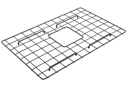 BOCCHI Stainless Steel Sink Grid for Contempo Step-Rim 27" Workstation Sink - Multiple Finishes in matte black finish.