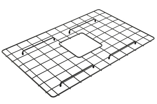 BOCCHI Stainless Steel Sink Grid for Contempo Step-Rim 27" Workstation Sink - Multiple Finishes in matte black finish.