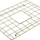 BOCCHI Stainless Steel Sink Grid for Sotto 24" Dual-Mount Sink - Multiple Finishes in Brushed Gold finish.