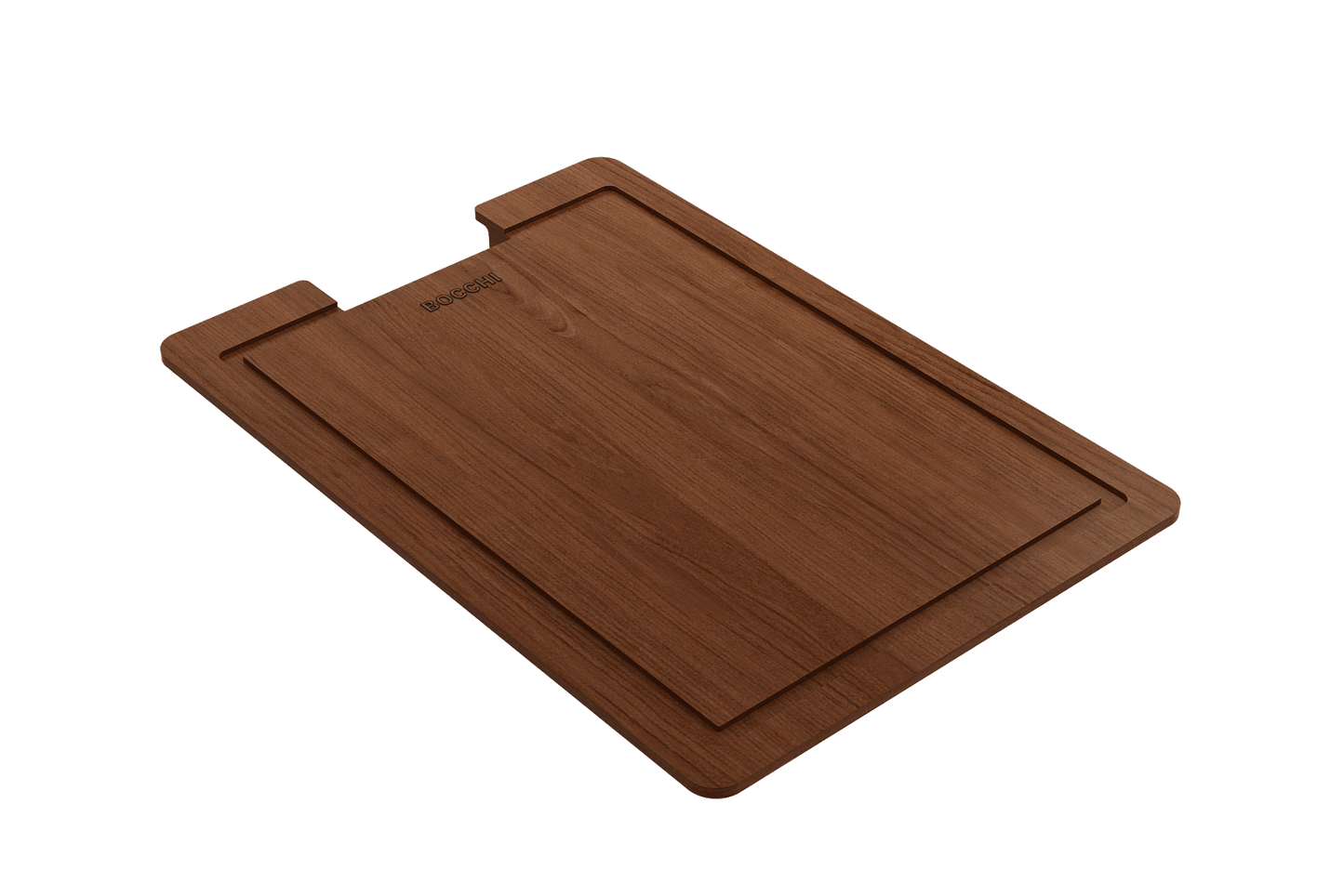 Included cutting board for Bocchi Sotto 27" Fireclay Kitchen Sink