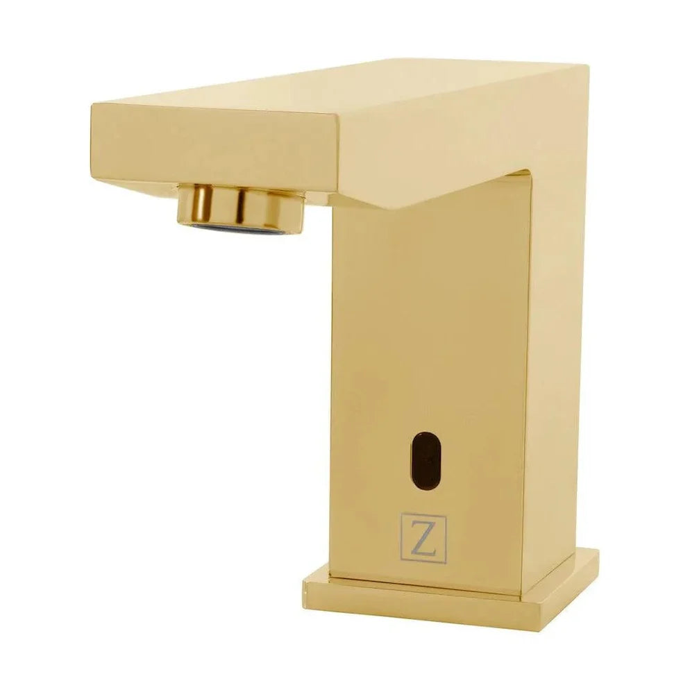 ZLINE Bliss Touchless Bath Faucet in gold finish, featuring touchless motion-sensing technology for modern bathrooms.