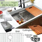 Nantucket 30" Pro Series Prep Station Kitchen Sink SR-PS-3018-16
