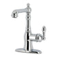 Gourmetier GSY7728ACL American Classic Single-Handle Bar Faucet, Brushed Nickel with elegant design and high spout.