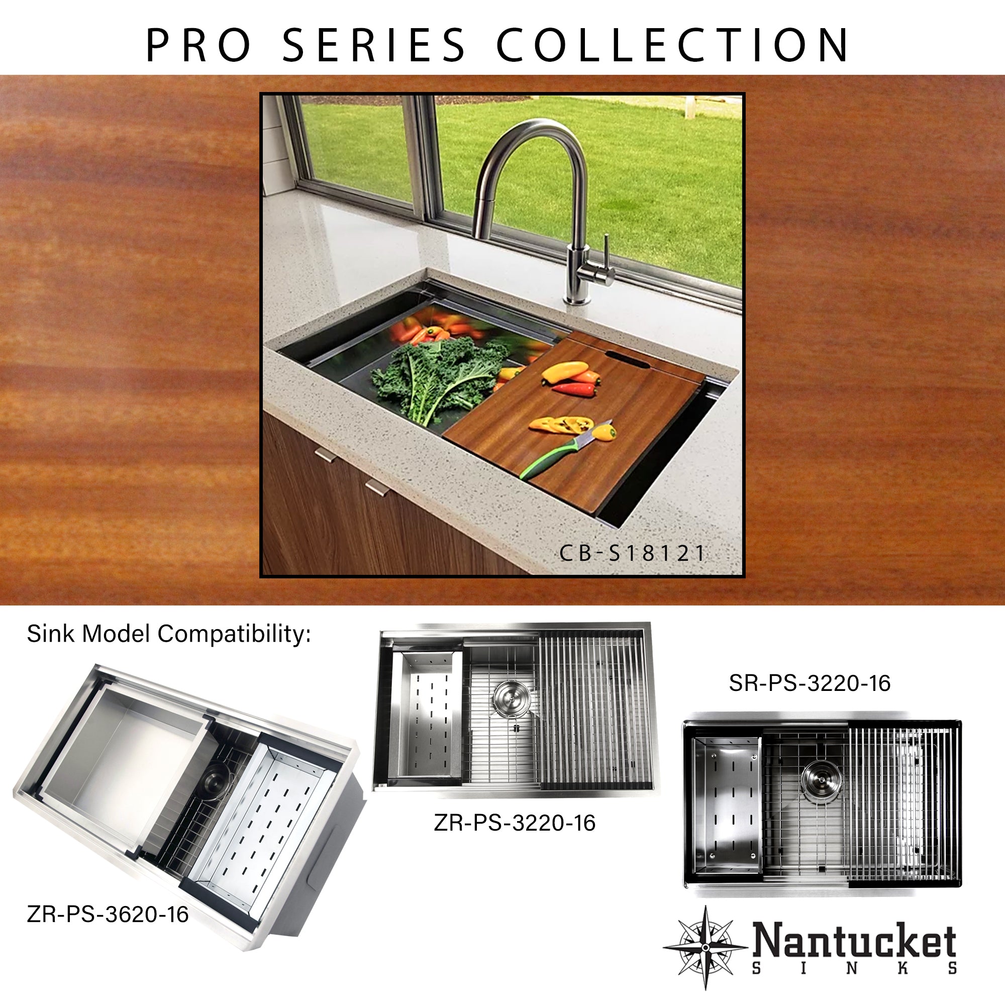 Nantucket ZR-PS-3620-16 prep station sink, view 11