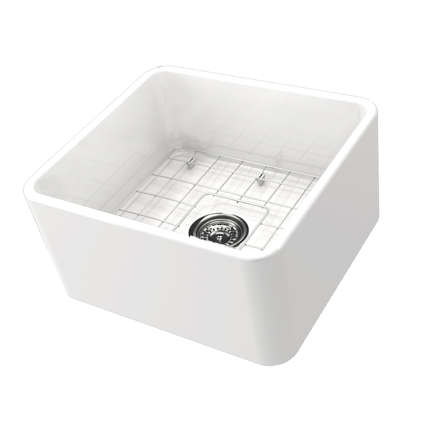 Nantucket T-FCFS20 fireclay sink, view 3