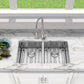 Nantucket SR3219-DE-16 double bowl stainless steel sink, view 6