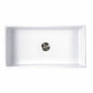 Nantucket T-FCFSRD36 36-inch white fireclay farmhouse sink, view 4