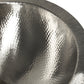 Nantucket OVS2017 hammered stainless oval bathroom sink, view 8