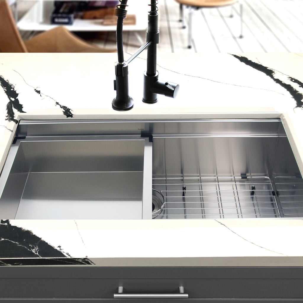 Nantucket ZR-PS-3620-16 prep station sink, view 4