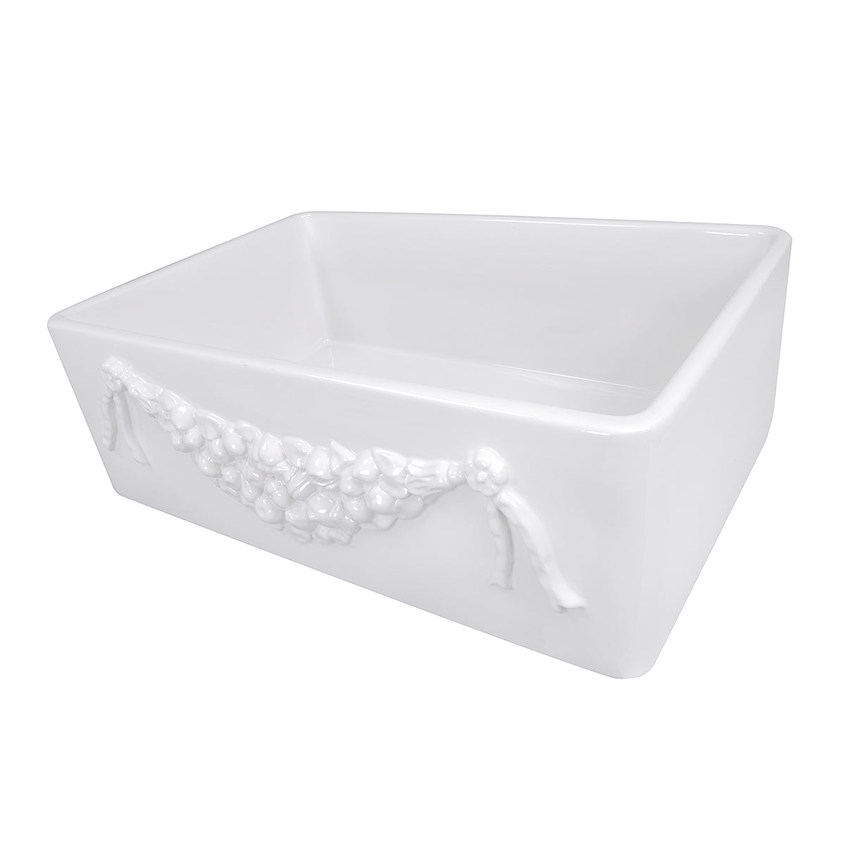 Nantucket Garland-30W fireclay sink, view 3