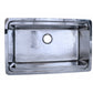 Nantucket KSSH-PS-3220 hammered stainless sink, view 4