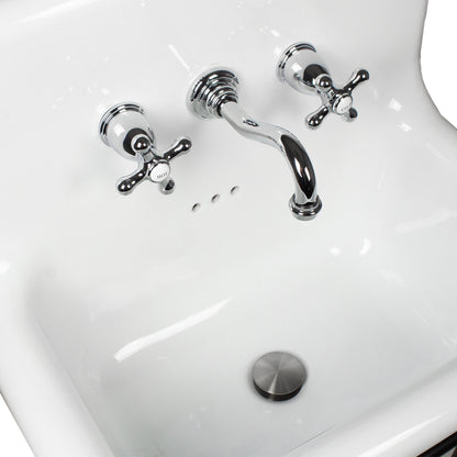 Nantucket VCWMF-CHX Victorian cross-handle bathroom faucet, chrome