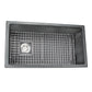 Nantucket FCFS3320CA-W fireclay sink, view 2