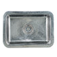 Nantucket RES2014 hand-hammered stainless steel bar sink