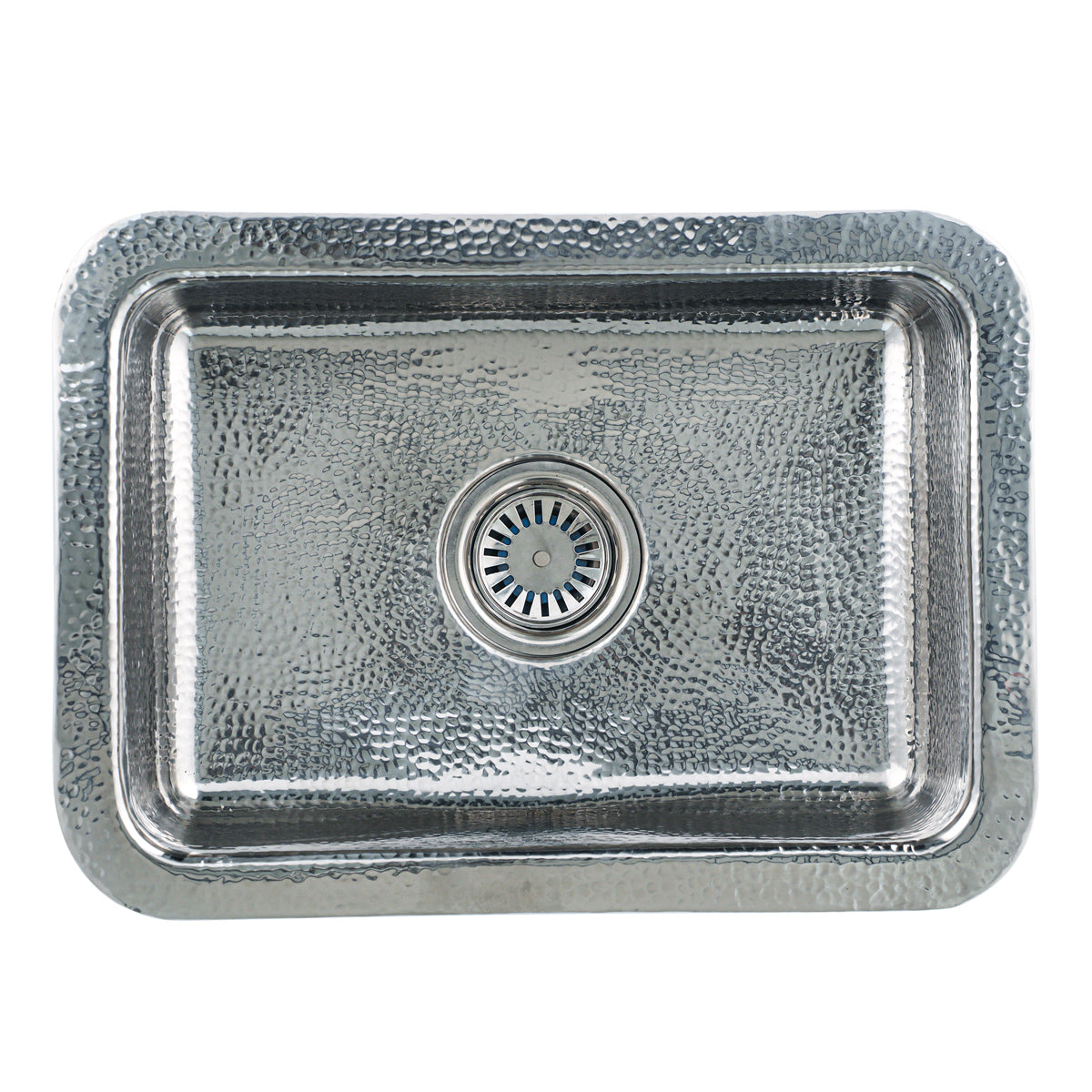 Nantucket RES2014 hand-hammered stainless steel bar sink