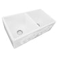 Nantucket FCFS3318D-Grapes fireclay sink, view 2