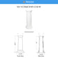 Nantucket NS-VCDMCD315-COLW Victorian fireclay pedestal, view 6