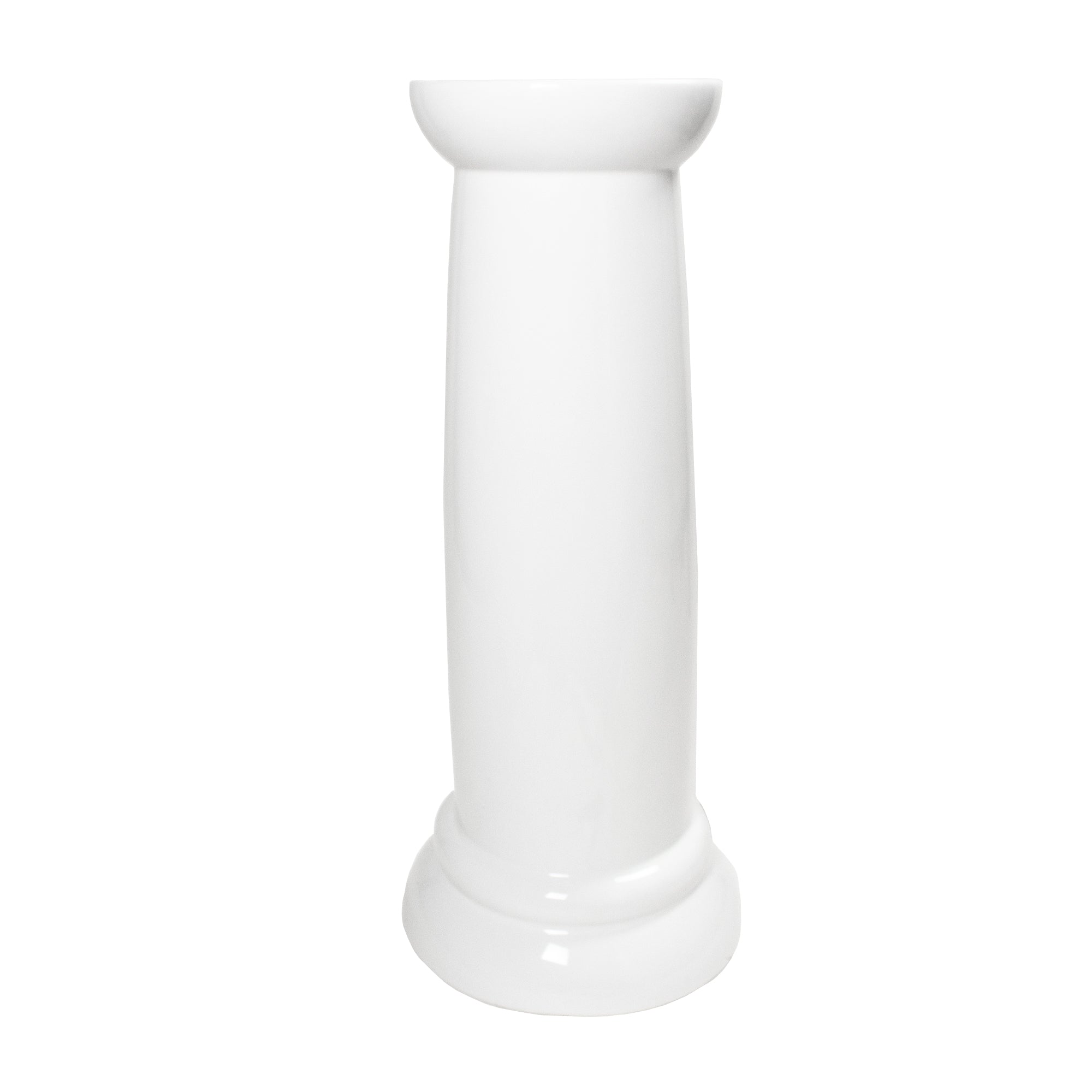 Nantucket NS-VCDMCD315-COLW Victorian fireclay pedestal, view 3
