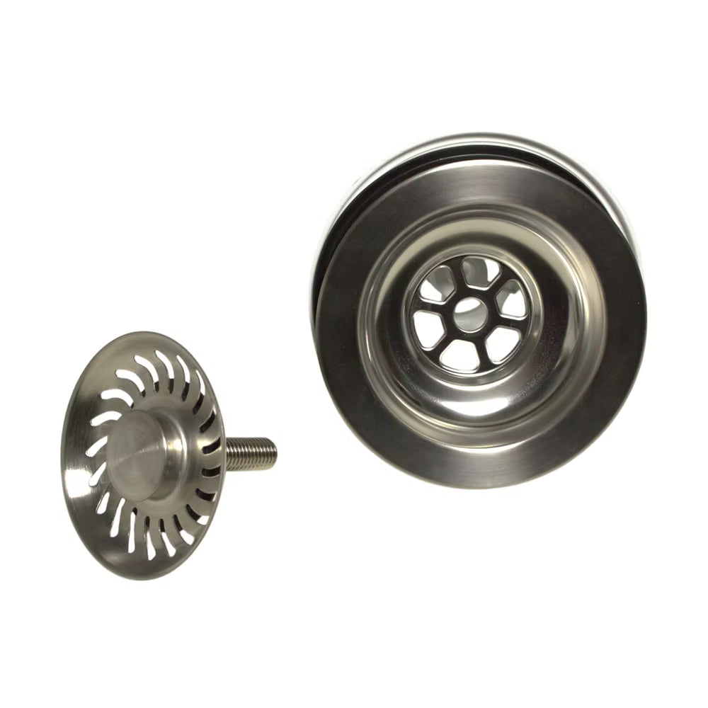 Nantucket Basket Strainer Kitchen Drain for Fireclay Sinks - NS35L-EXT