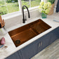 Nantucket STEPPE3918-HC copper sink, view 4