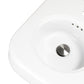 Nantucket NS-VCDMCD165-WW Victorian fireclay bathroom sink, view 4