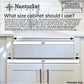 Nantucket T-FCFS20 fireclay sink, view 6